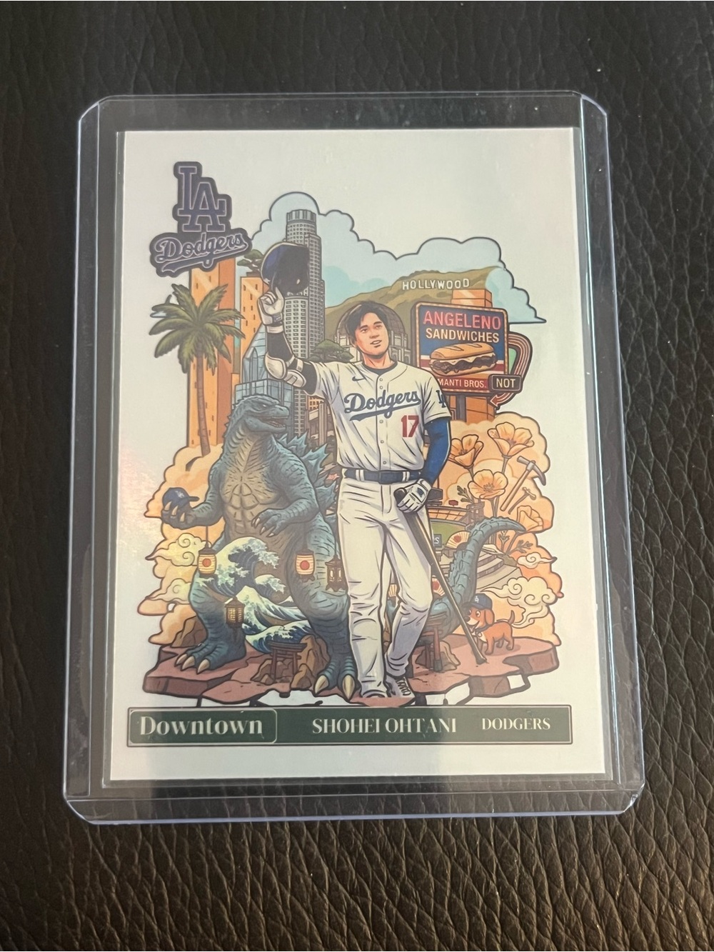 Shohei Ohtani Dodgers Downtown Custom Art Card